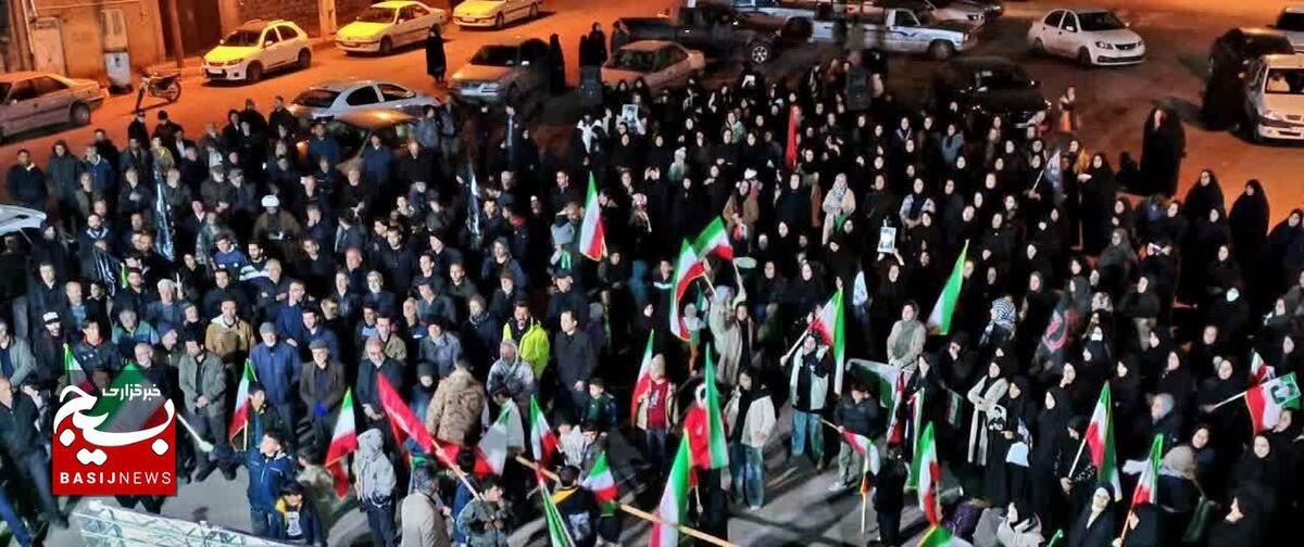 برگزاری مراسم باشکوه حماسی در سوگ شهادت امام امت در شهر زیاران