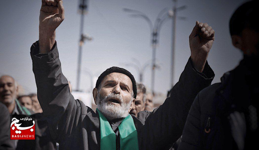 اجتماع عزاداران علوی در محله پورسینا مشهد