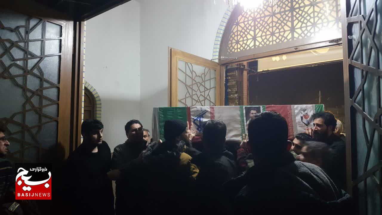 وداع با پیکر شهید والامقام امیرحسام انصاری