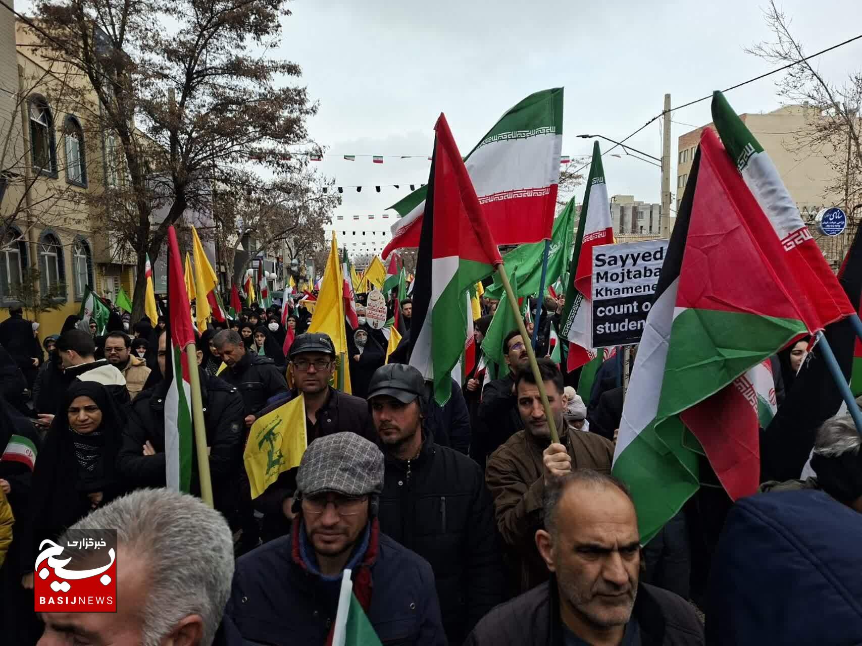 حماسه حضور زنجانی ها در روز جهانی قدس