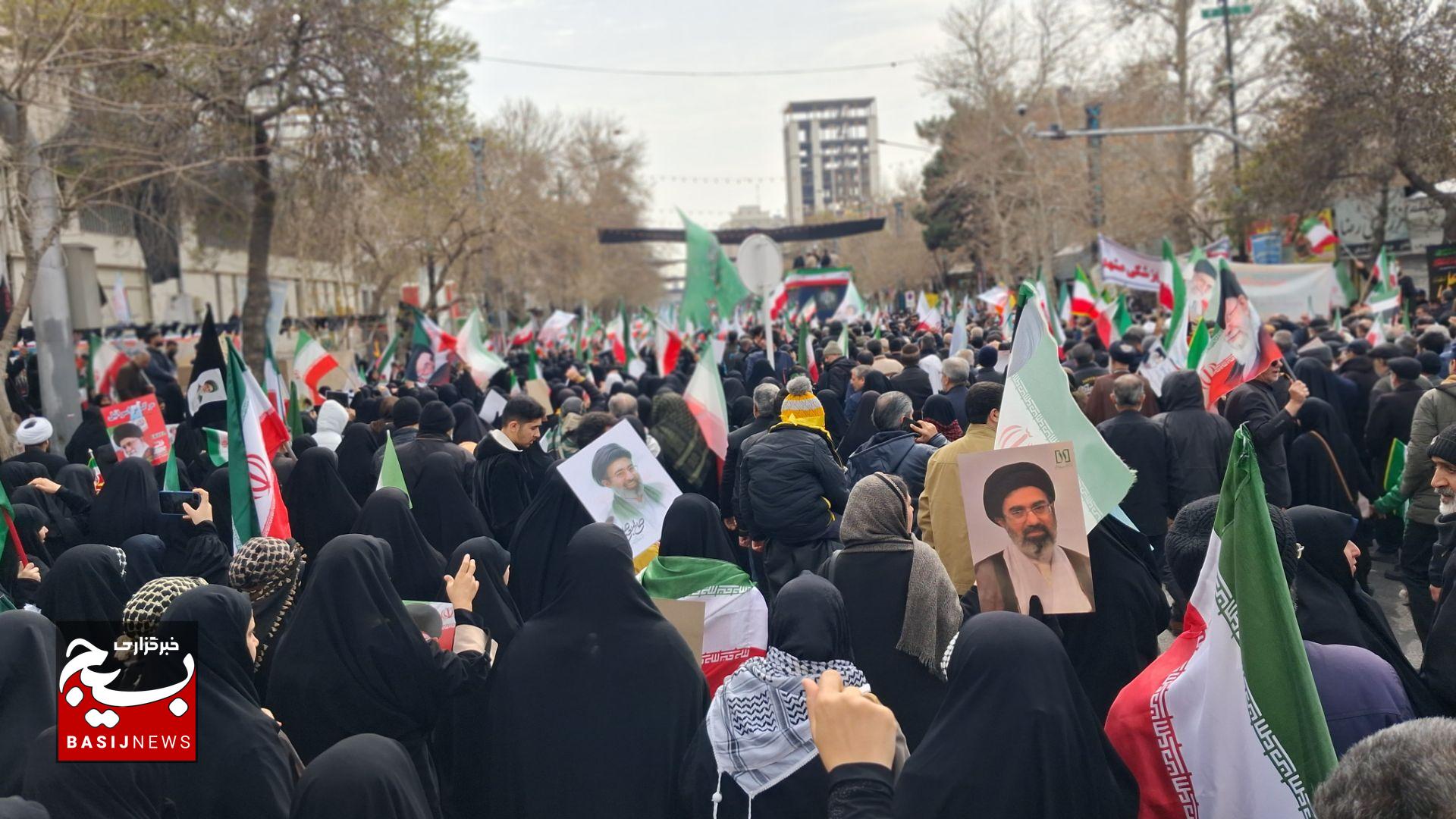 حضور دشمن‌شکن مردم مشهد در راهپیمایی روز جهانی قدس