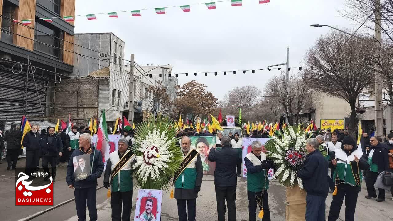 تشیع پیکر مطهر شهید سرافراز وطن شهید امیرحسام انصاری 