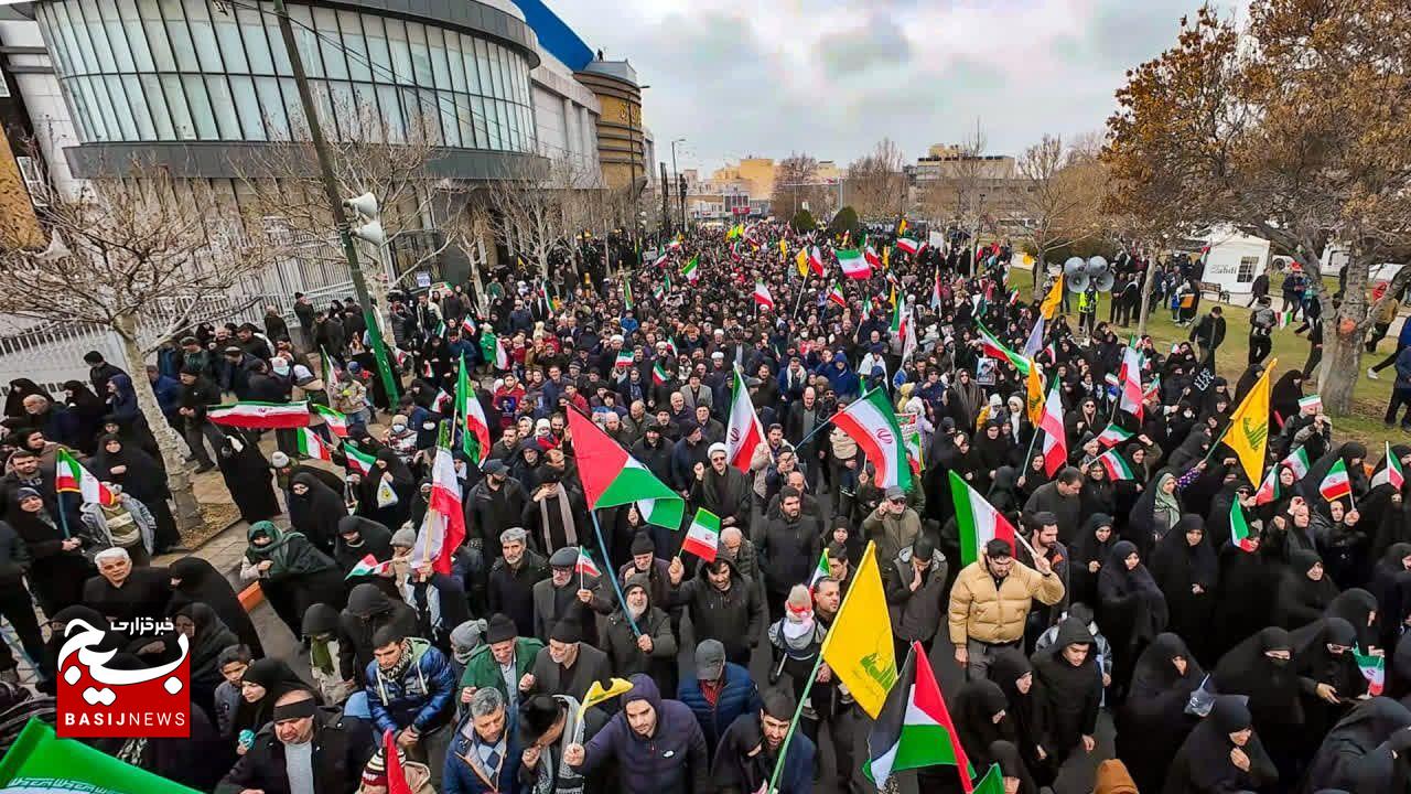 راهپیمایی دشمن شکن و حماسی زنجانی‌ها در روز جهانی قدس