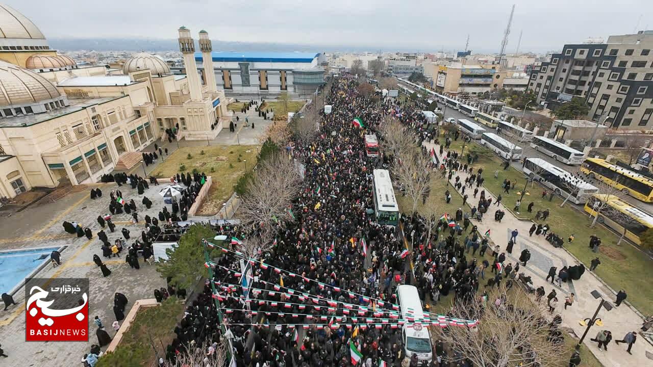 راهپیمایی دشمن شکن و حماسی زنجانی‌ها در روز جهانی قدس