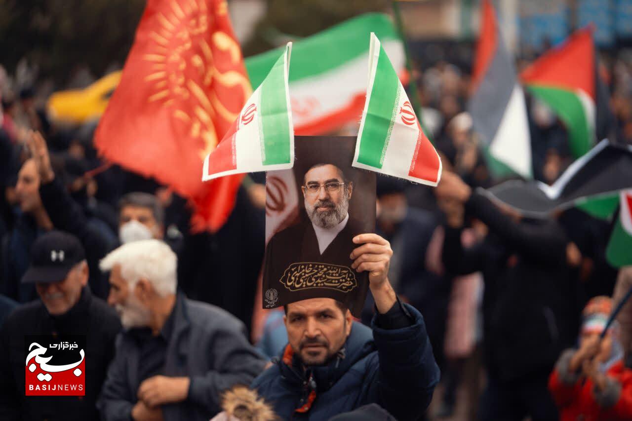راهپیمایی دشمن شکن و حماسی زنجانی‌ها در روز جهانی قدس