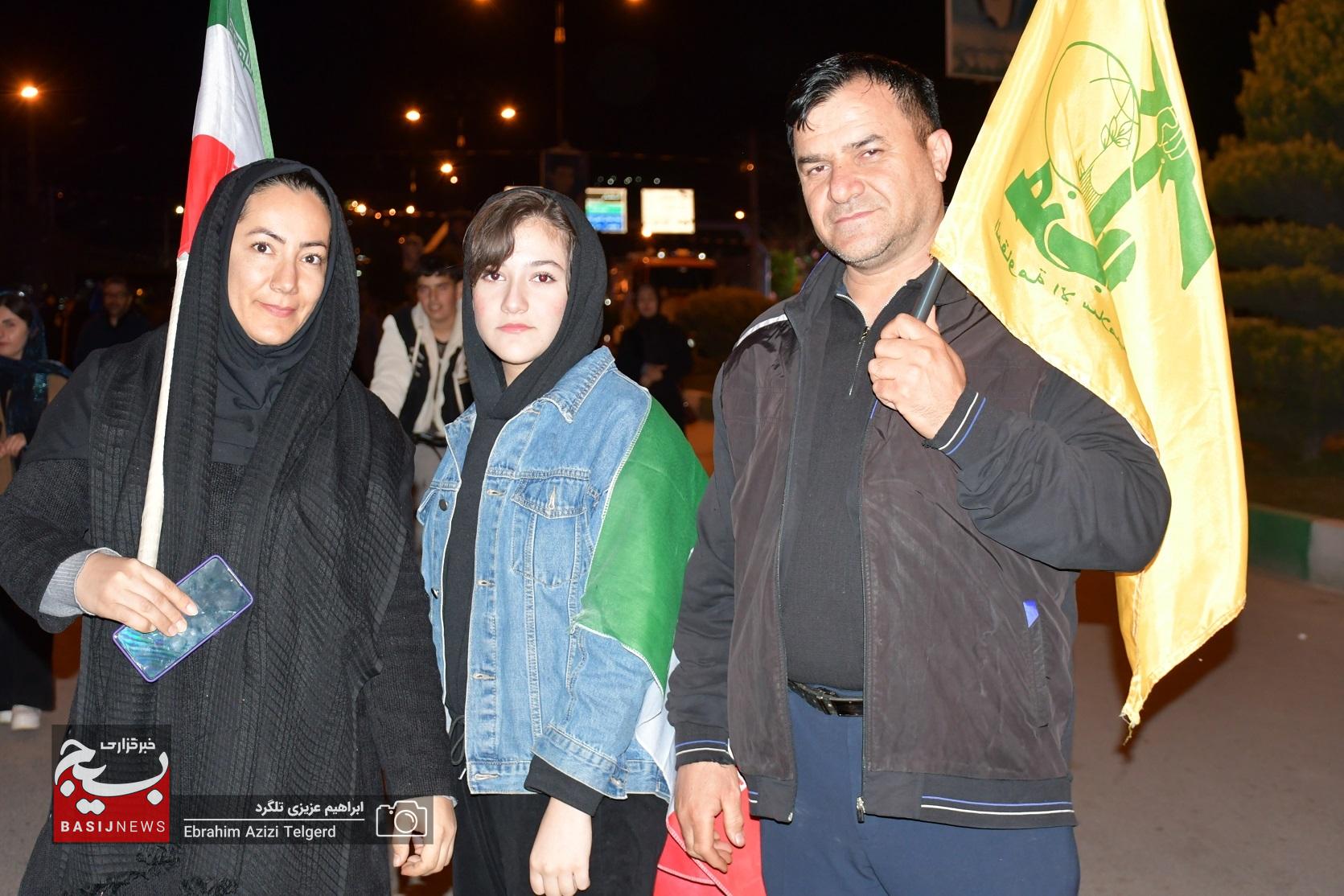 قرار عاشقانه یاسوجی ها در میدان مقاومت و همدلی + (فیلم)