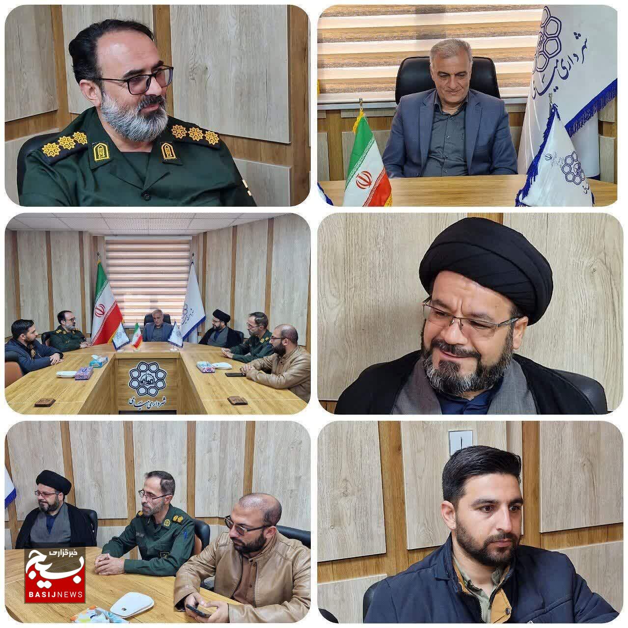 دیدار فرمانده سپاه میامی با شهردار میامی به مناسبت روز شهردار