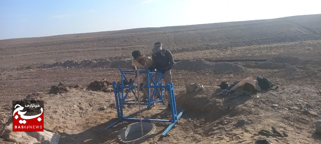 احیای قنات روستای مهمویی پس از ۸ سال