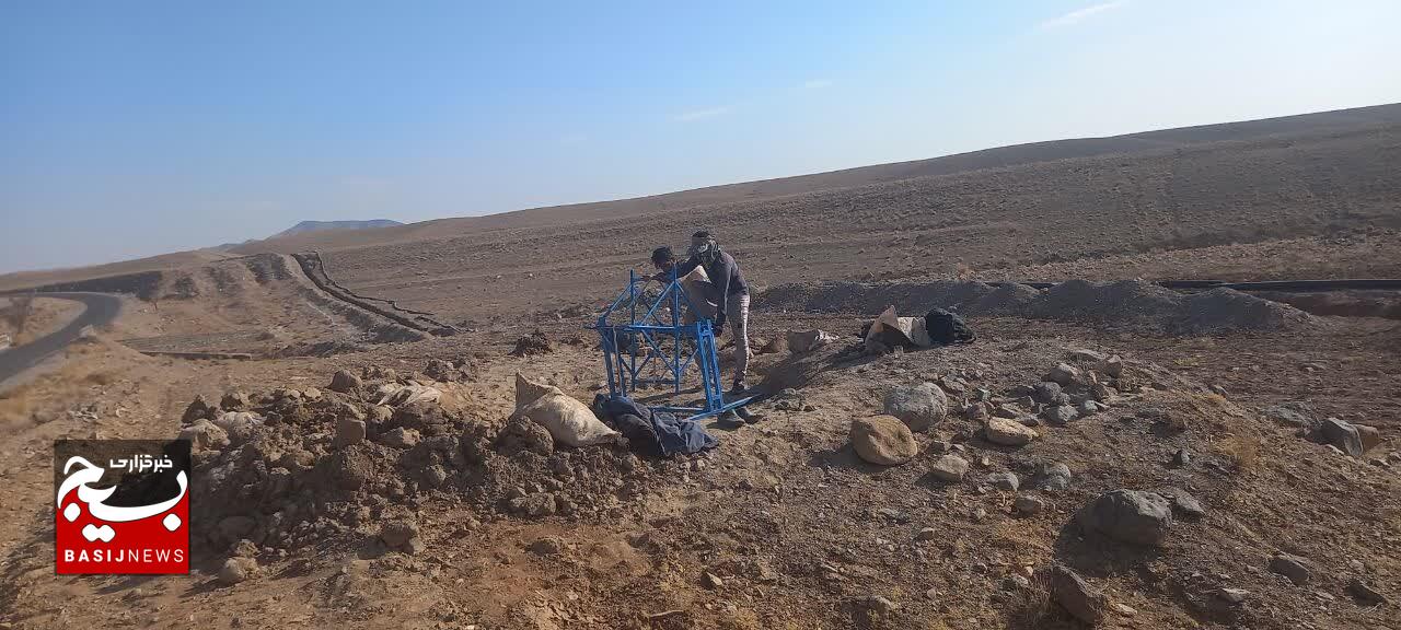 احیای قنات روستای مهمویی پس از ۸ سال