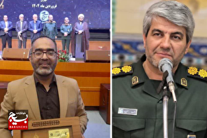 پیام تبریک فرمانده سپاه ناحیه دامغان به مناسبت کسب رتبه نخست جشنواره رسانه‌ای ابوذر توسط خبرنگار خبرگزاری تسنیم و مسئول بسیج رسانه این شهرستان