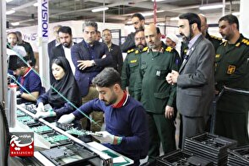 بازدید فرمانده سپاه امام حسن مجتبی علیه السلام استان البرز، از مجموعه تولیدی مادیران هشتگرد