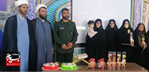 برگزاری آیین گرامیداشت هفته معلم و عقیدتی سیاسی در ناحیه مقاومت بسیج سپاه فاریاب
