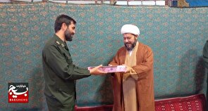 دیدار پاسداران ناحیه بسیج کلات با امام جمعه شهرستان