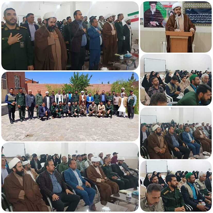 تجلیل از جهادگران بسیج سازندگی شهرستان درمیان و تأکید بر تداوم روحیه جهاد و خدمت بی‌منت