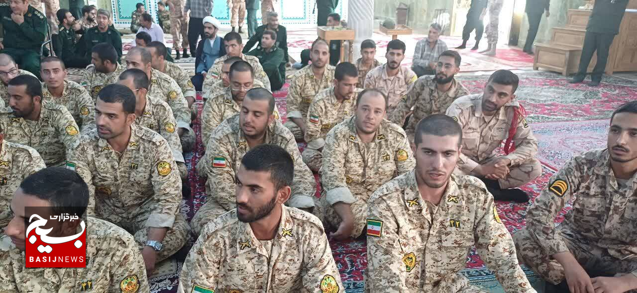 نیرو‌های مسلح شهرستان کازرون به زیارت امام زاده سید حسین رفتند