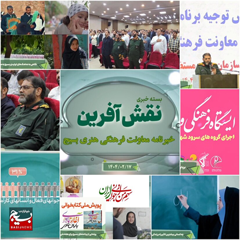 از برنامه های سال ۱۴۰۴ معاونت فرهنگی هنری بسیج کشور و برنامه های هفته ملی جمعیت تا نماهنگ های تولیدی  ویژه دهه کرامت