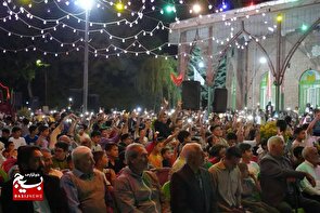 حضور بی‌نظیر مردم روستای قاسم آباد بزرگ در جشن میلاد امام رضا(ع)+تصاویر