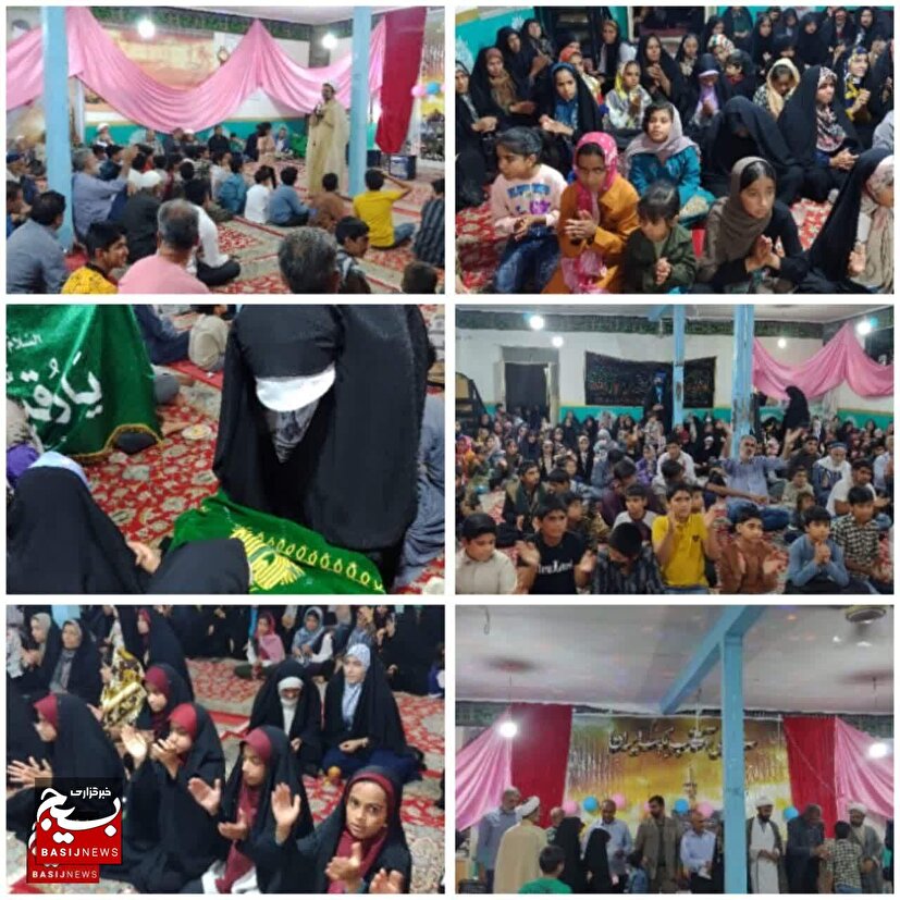 برگزاری جشن باشکوه ميلاد حضرت علي بن موسى الرضا (ع) در شهر علي‌اكبر هامون  