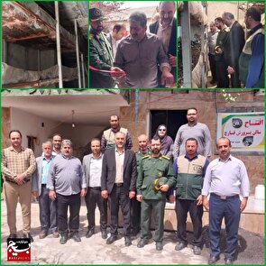 افتتاح سالن پرورش قارچ در روستای حمزه‌ده سفلی نوشهر به مناسبت هفته بسیج سازندگی