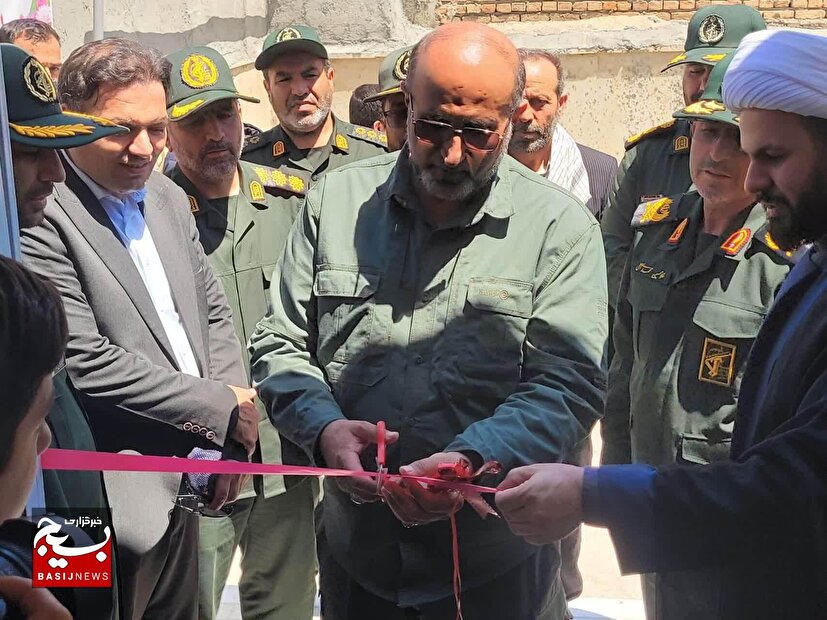 افتتاح حوزه مقاومت بسیج شهدای عشایری بخش جعفرآباد مغان