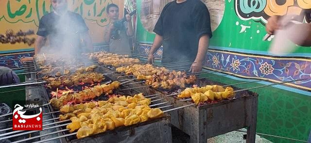 موکب امام رضایی ها (ع) توسط پایگاه‌ شهید‌ علی‌ هاشمی برپا شد