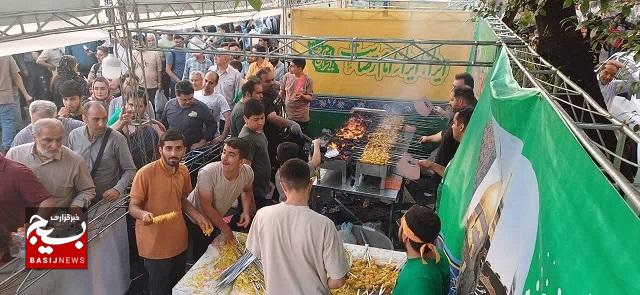 موکب امام رضایی ها (ع) توسط پایگاه‌ شهید‌ علی‌ هاشمی برپا شد