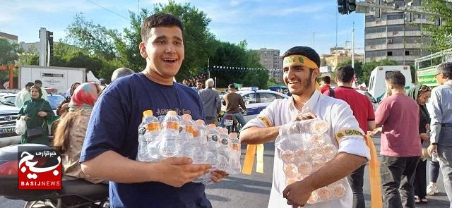 موکب امام رضایی ها (ع) توسط پایگاه‌ شهید‌ علی‌ هاشمی برپا شد