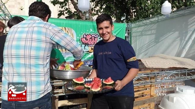 موکب امام رضایی ها (ع) توسط پایگاه‌ شهید‌ علی‌ هاشمی برپا شد