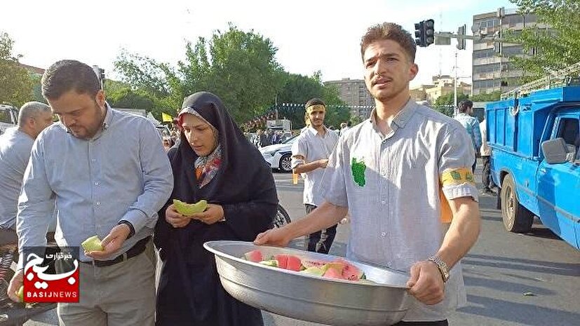 موکب امام رضایی ها (ع) توسط پایگاه‌ شهید‌ علی‌ هاشمی برپا شد