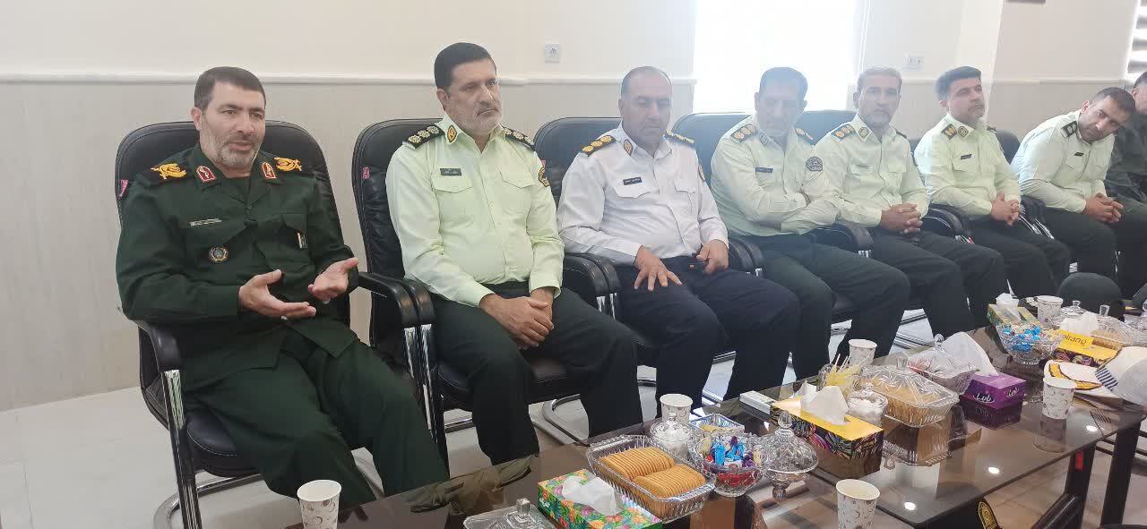 دیدار فرمانده انتظامی استان با فرمانده جدید سپاه فتح