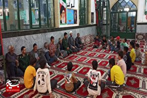 دیدار کارکنان دفتر نمایندگی ولی فقیه در سپاه ناحیه رزن با حلقات صالحین شهر دمق