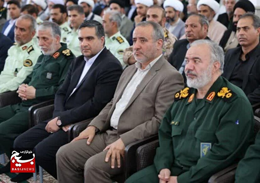 برگزاری مراسم اولین سالگرد شهدای خدمت و دومین یادواره ۷۱ شهید بخش زهان با سخنرانی جانشین فرمانده کل سپاه پاسداران