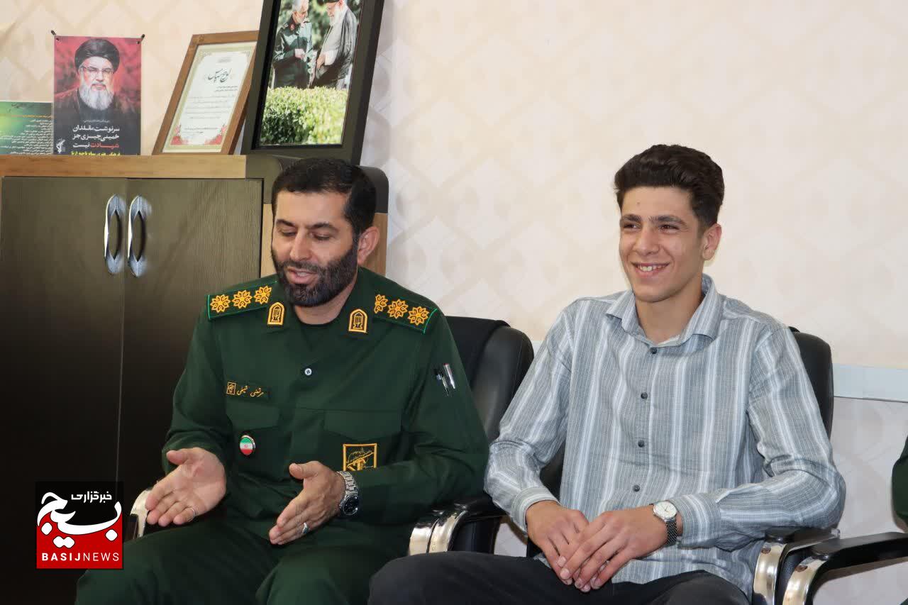 تجلیل از جودوکار بسیجی راه یافته به اردوی تیم ملی