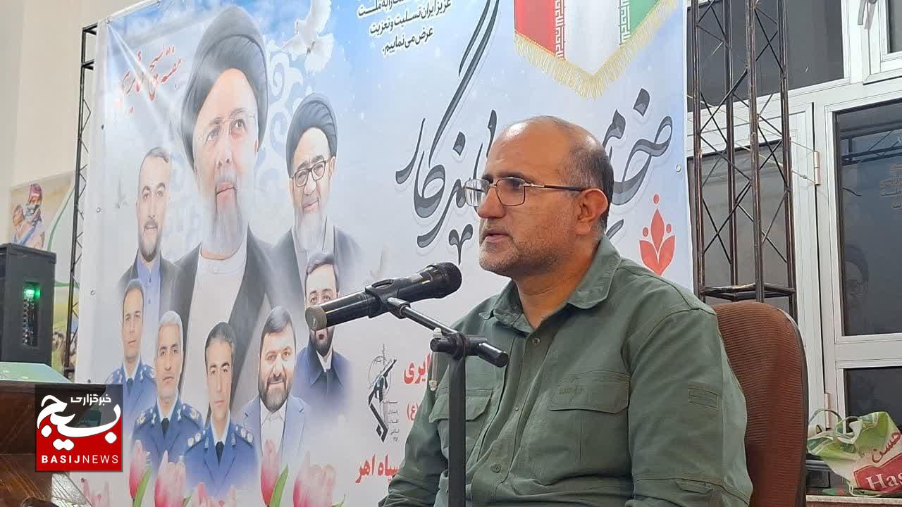 بازدید مسئول سازمان بسیج جامعه عشایری کشور از حوزه مقاومت بسیج شهید شیرودی خدا آفرین؛