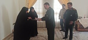 دیدار فرمانده جدید سپاه فتح با خانواده شهدا و جانبازان + (تصاویر)