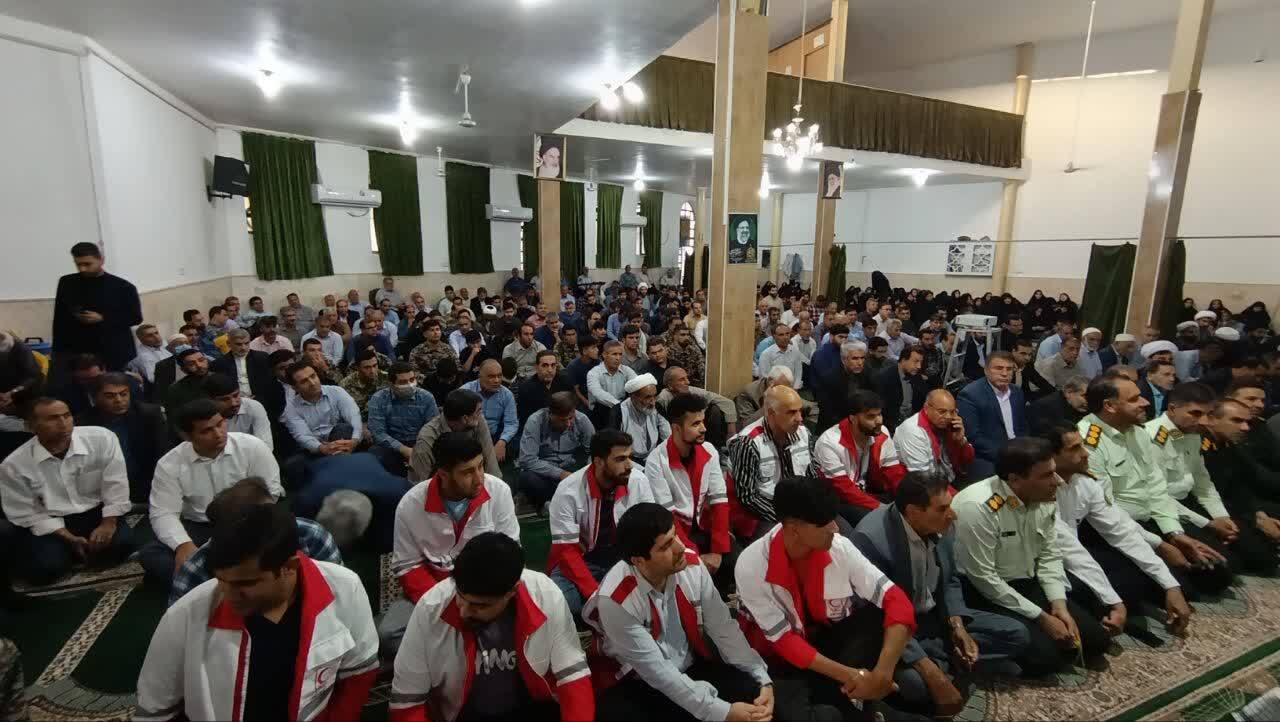 برگزاری مراسم بزرگداشت اولین سالگرد شهادت «شهدای خدمت»در پلدختر