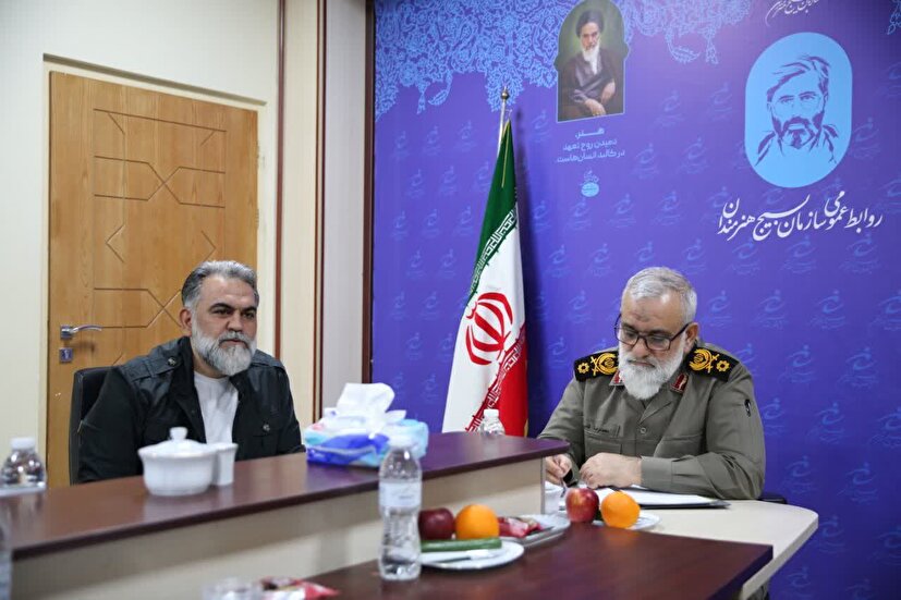 بازدید معاون هماهنگ‌کننده سپاه از بسیج هنرمندان کشور