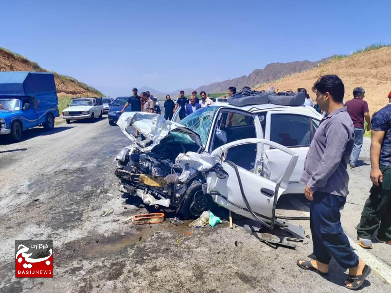 جان باختن ۴ عضو یک خانواده در پی برخورد سمند با تیبا