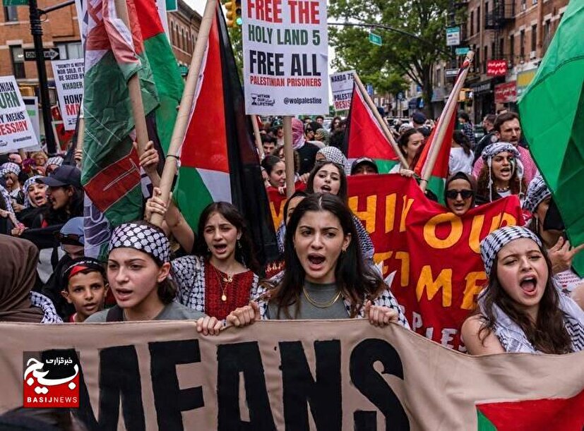تظاهرات ضد صهیونیستی در آمریکا همچنان ادامه دارد