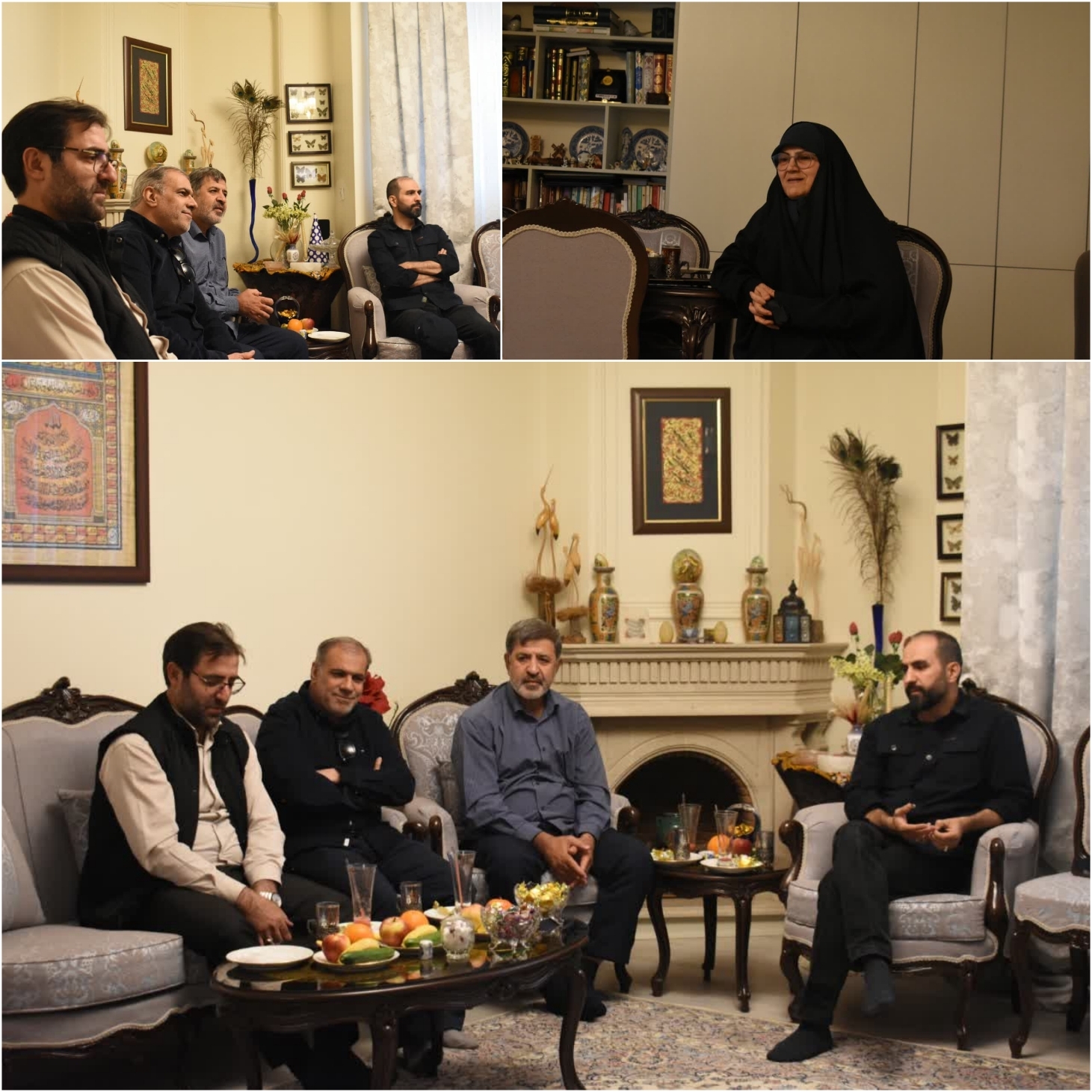 نماهایی از یک دیدار صمیمانه به منظور تکریم شهدا و جانبازان