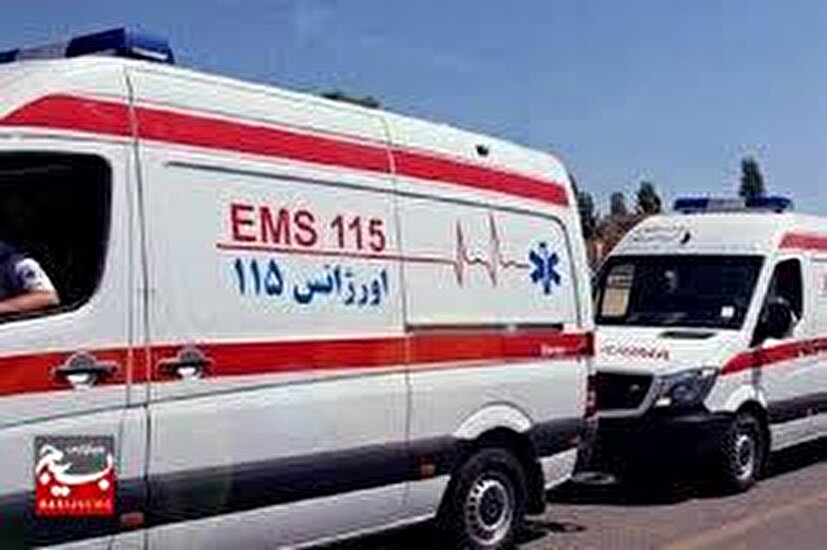 اورژانس ۱۱۵ کرمانشاه در خدمت راهیان نور بازی دراز