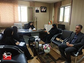 جلسه هم‌اندیشی مسئول بسیج جامعه زنان لرستان با مدیر کل امور بانوان استانداری