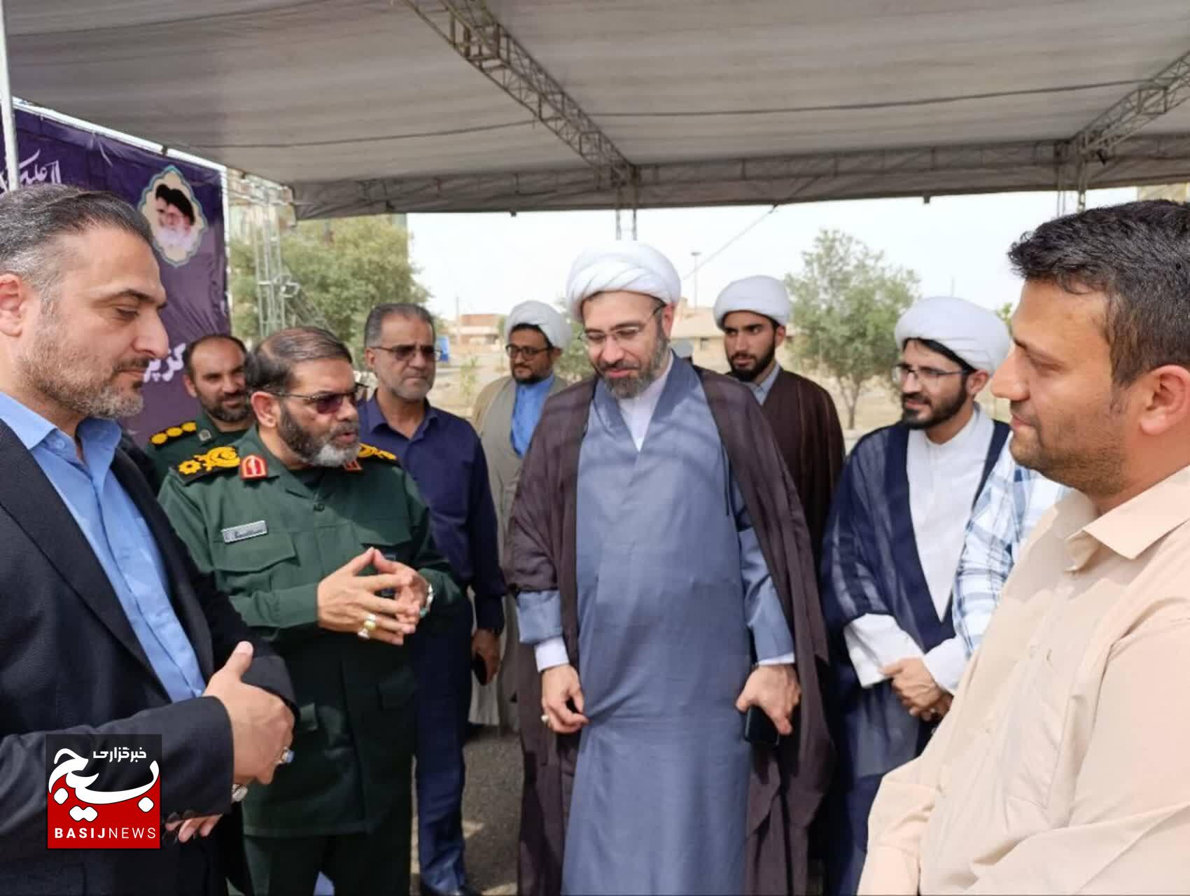 آیین کلنگ‌‌زنی مرکز پژوهشی و آموزشی شهید قنوتی در قم با حضور معاون هماهنگ‌کننده سازمان بسیج مستضعفین