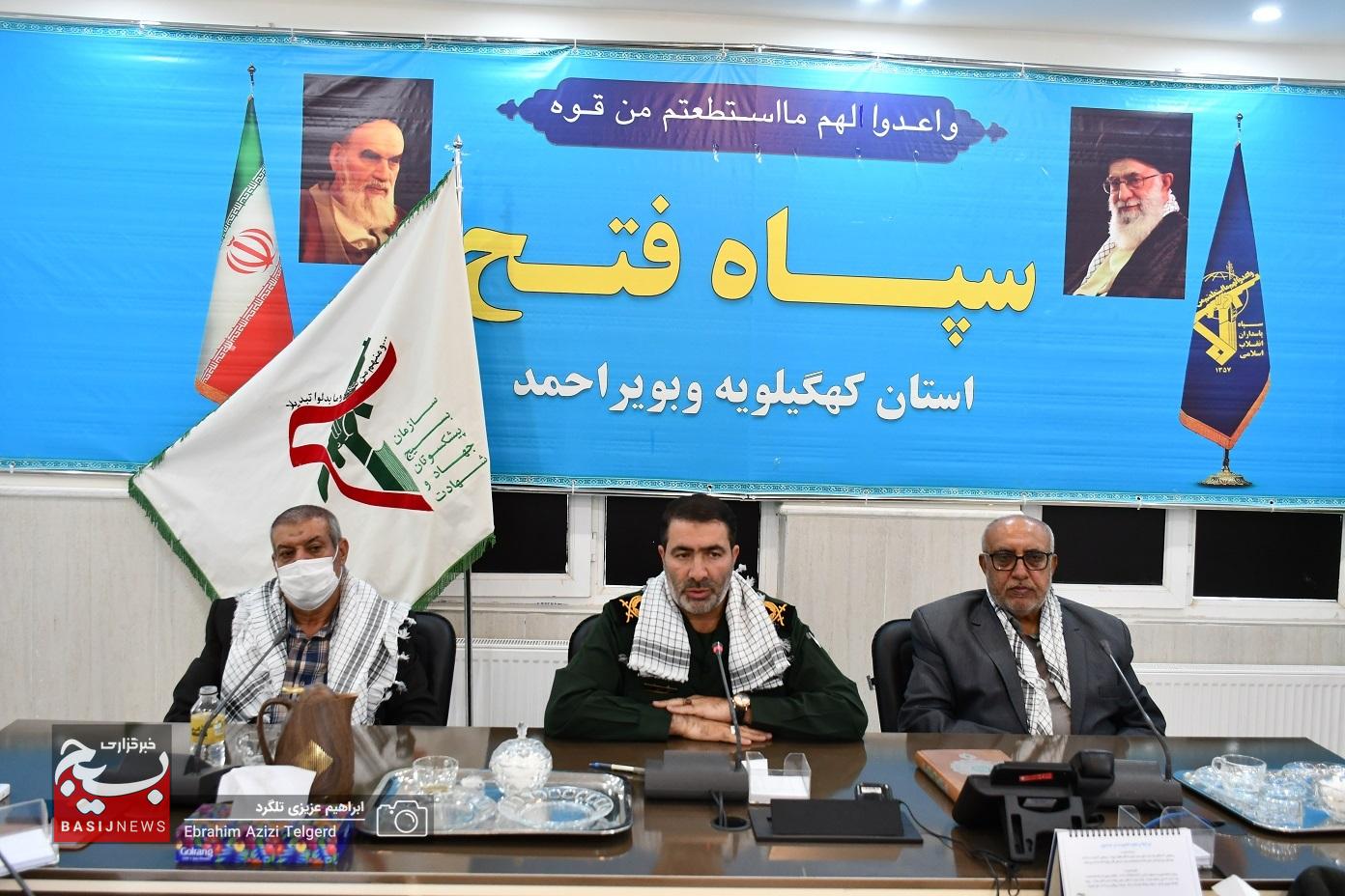 دیدار پیشکسوتان جهاد و شهادت با فرمانده سپاه فتح