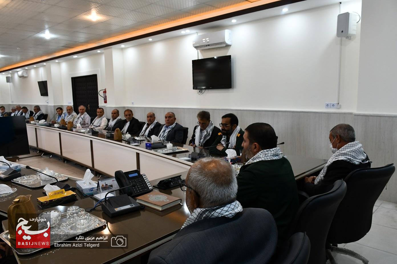 دیدار پیشکسوتان جهاد و شهادت با فرمانده سپاه فتح