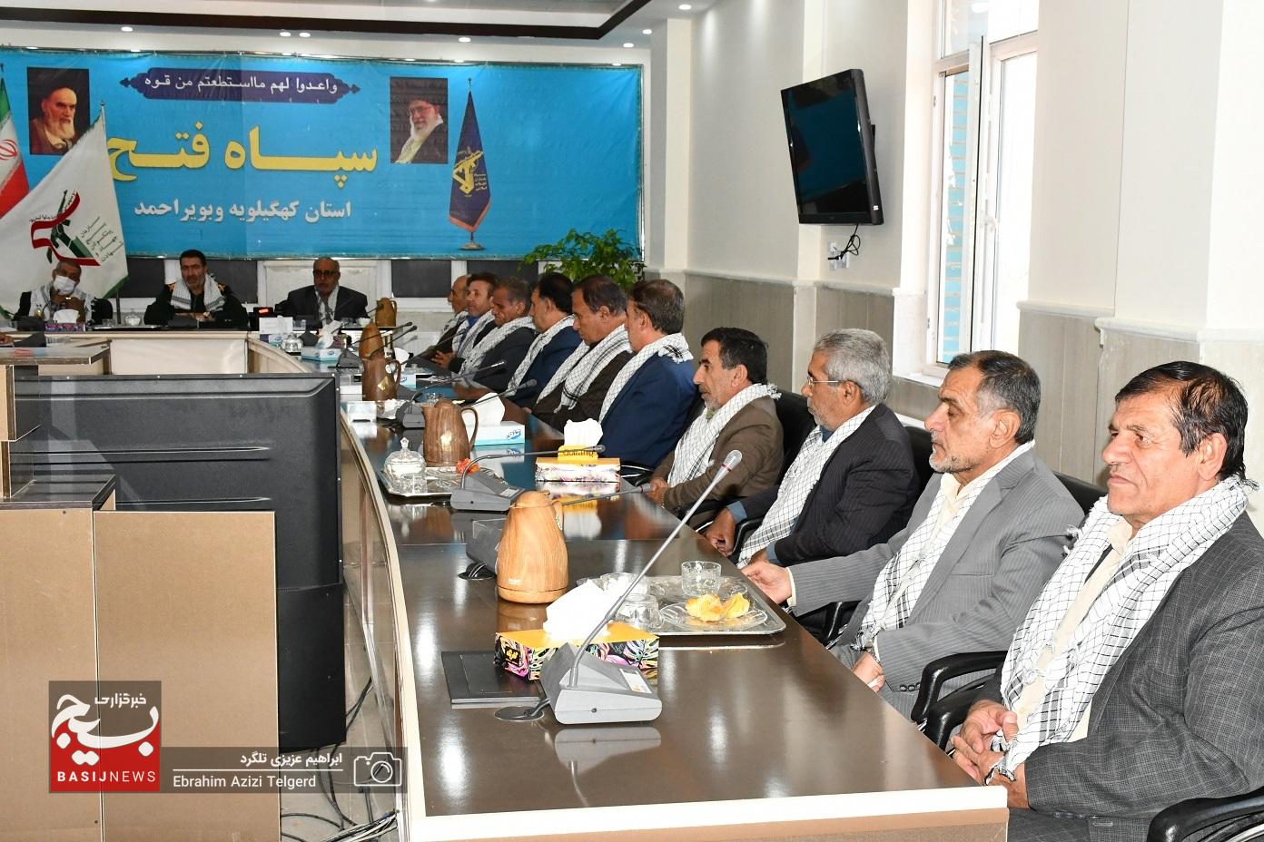 دیدار پیشکسوتان جهاد و شهادت با فرمانده سپاه فتح