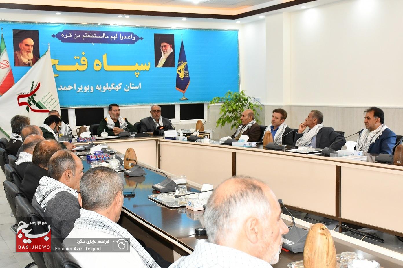 دیدار پیشکسوتان جهاد و شهادت با فرمانده سپاه فتح