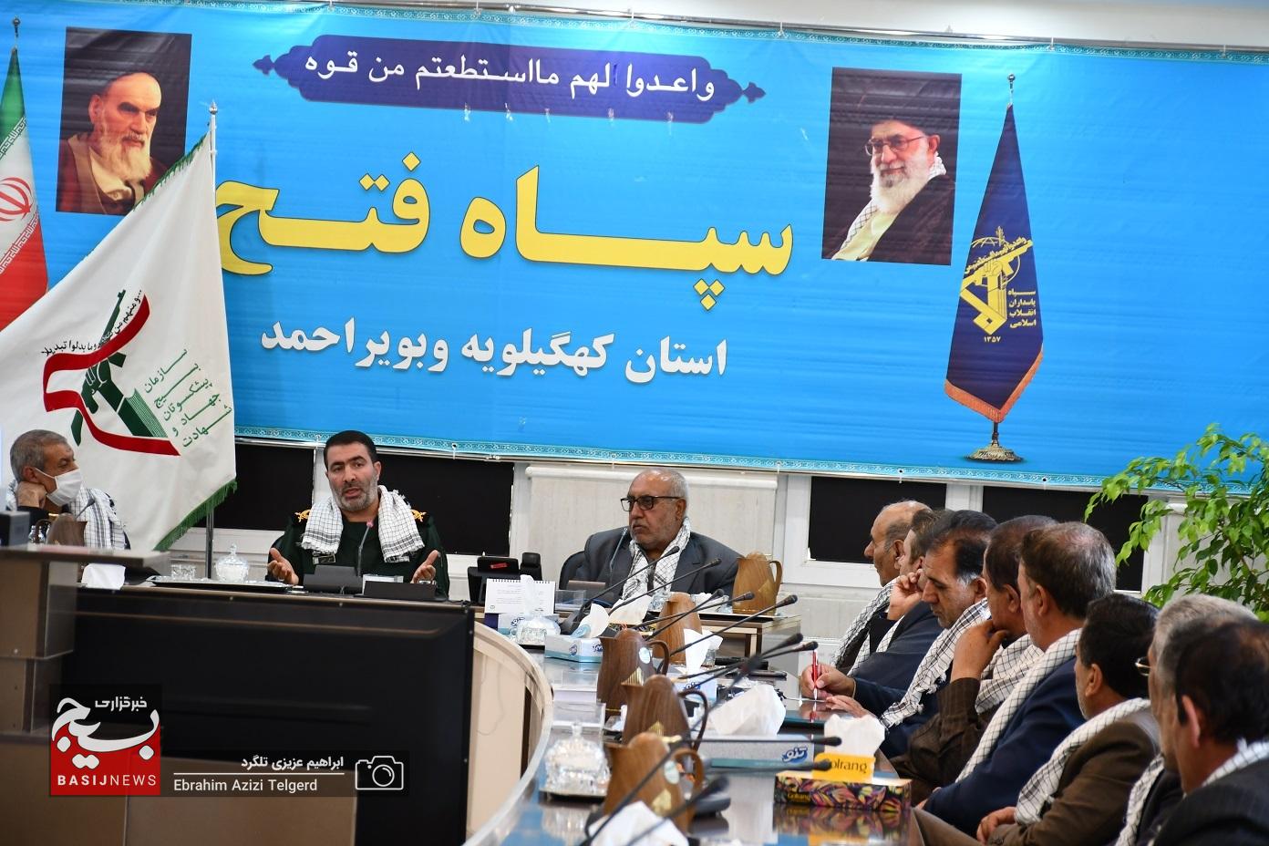 دیدار پیشکسوتان جهاد و شهادت با فرمانده سپاه فتح
