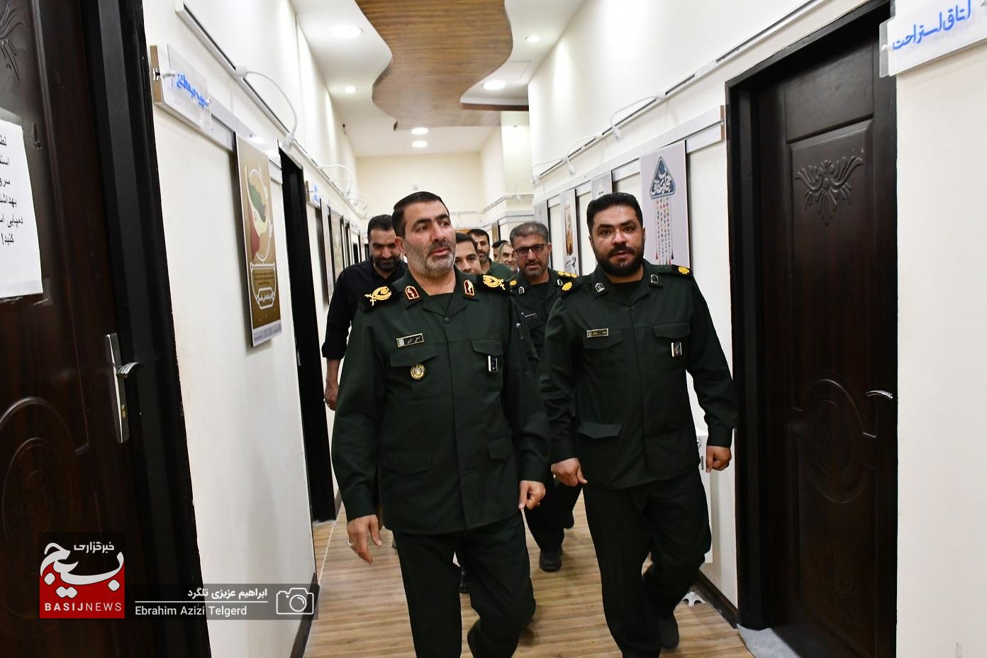 بازدید فرمانده سپاه فتح از مرکز آفرینش های هنری بسیج