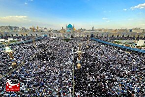 برگزاری مراسم باشکوه دعای عرفه در حرم مطهر رضوی